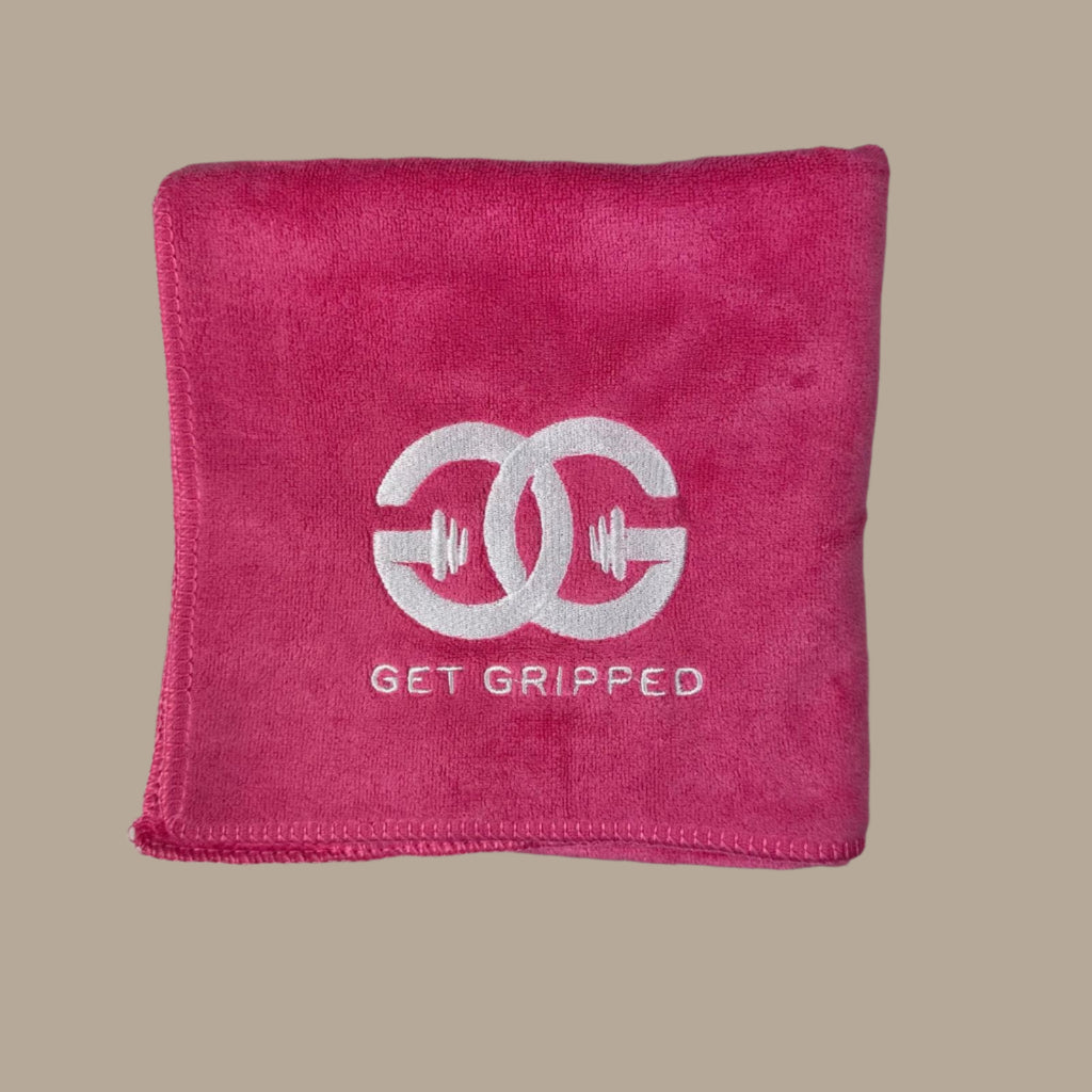 Hot Pink Gym Towel - Get Gripped