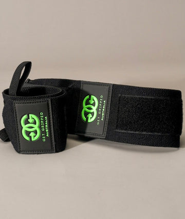 Premium Wrist Wraps - Black - Get Gripped