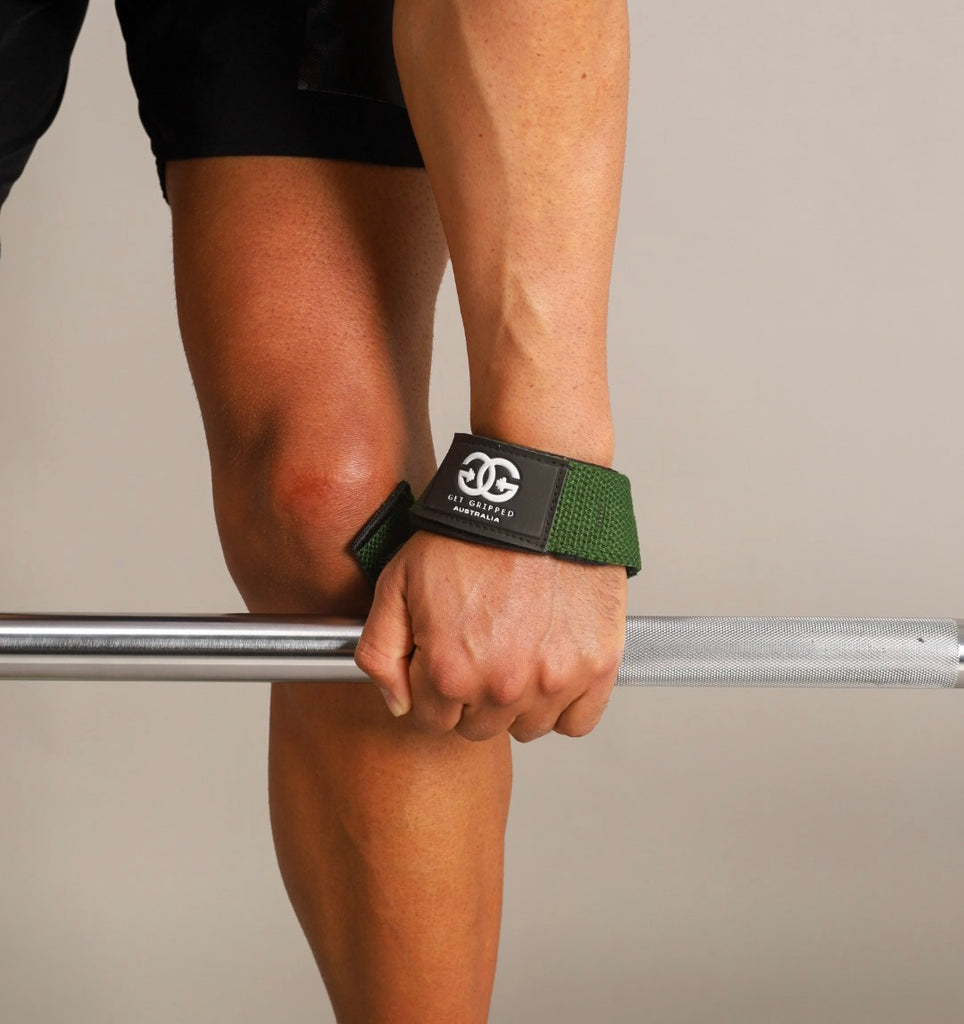 Premium Lifting Straps - Forest Green - Get Gripped