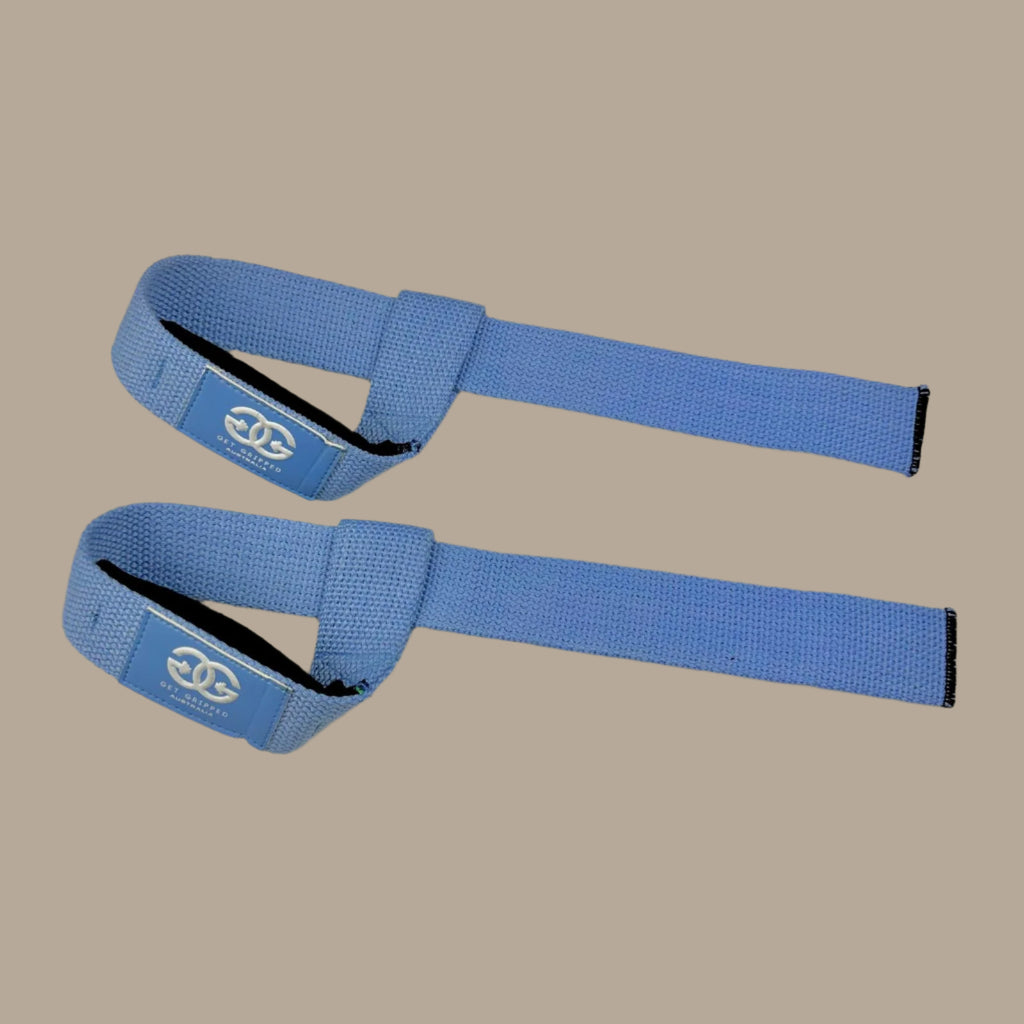Skye Blue Lifting Straps - Get Gripped