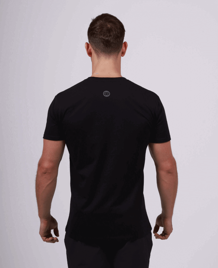 Men's Slim Fit Black Tee - Get Gripped