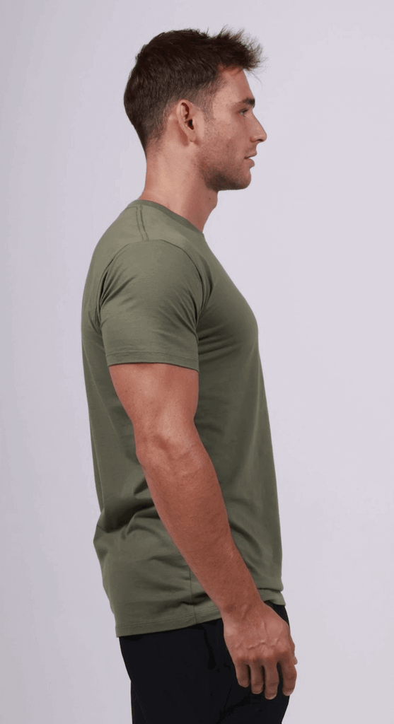 Workout Shirts Men Get Gripped Green