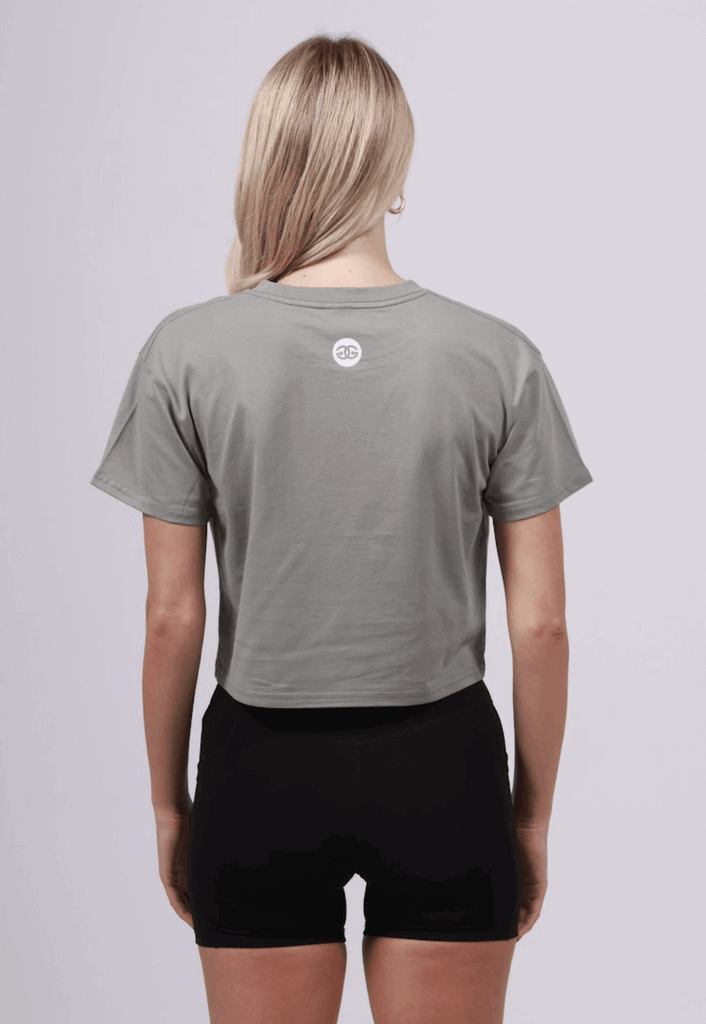 Women's Crop Tee - Sage Green - Get Gripped