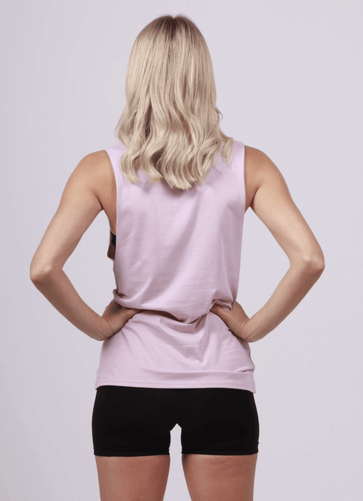 Women's Fitted Gym Tank - Pink - Get Gripped