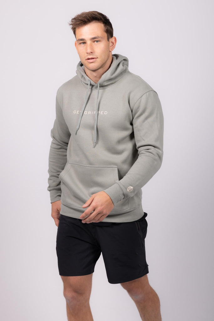 Mens Pullover Hoodie - Green - Get Gripped