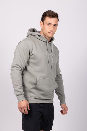 Mens Pullover Hoodie - Green - Get Gripped