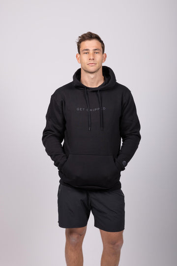 Men's Pullover Hoodie - Black - Get Gripped