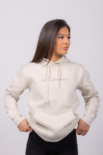 Women's Pullover Hoodie Sand - Get Gripped